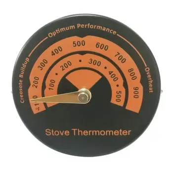 Магнитный Термометр для плиты, Горелка, Термометр для камина, Бытовой Вентилятор для камина, Термометр для духовки, Аксессуары для камина