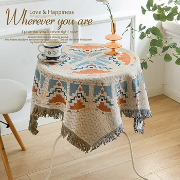 Высококачественная скатерть во французском этническом стиле, легкая роскошная скатерть для чайного стола в стиле ретро