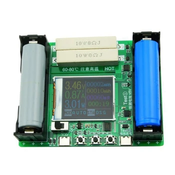 Цифровой Тестер Емкости аккумулятора для 18650 Литиевого ЖК-дисплея с Модулем Истинной емкости-Измерение мАч-МВтч Тестер Аккумуляторов G5AB